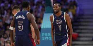 凯文·杜兰特在美国对塞尔维亚比赛中首次投中八球 news-29072024-161216