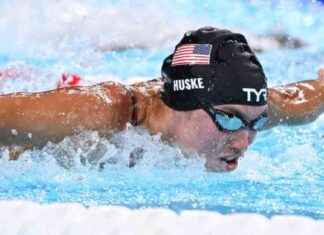 美国选手胡斯克和沃尔什在女子100米蝶泳决赛中取得2-1的成绩 news-29072024-161657