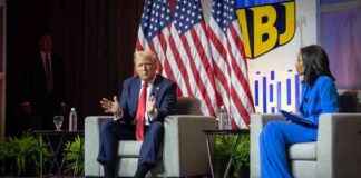 拜登在民意调查中崛起,特朗普在激烈采访中质疑其黑人身份 news-31072024-164337