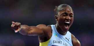 朱利安·阿尔弗雷德赢得100米金牌,震惊夏卡瑞·理查森 news-03082024-193904