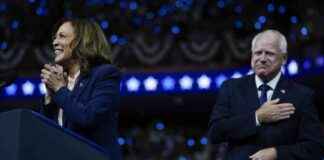 哈里斯,沃尔兹强调“自由”和“欢乐”,并在首场热闹的集会中对特朗普、范斯发起攻击 news-07082024-093015