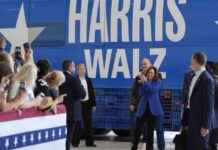 宾夕法尼亚州民主党大会前哈里斯和沃尔兹竞选 news-18082024-235956
