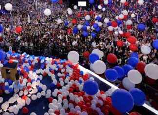 民主国民大会上的派对和悲伤:鲜明对比 news-24082024-011853