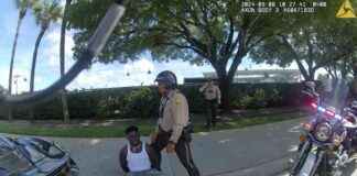 迈阿密戴德警察强制处理海豚明星泰瑞克·希尔的身体摄像头镜头 news-10092024-053827