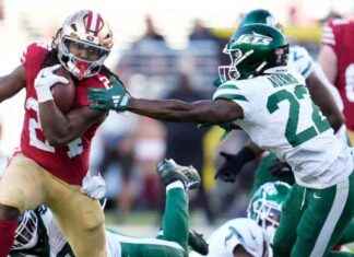 纽约喷气机对阵49人焦点:旧金山在没有克里斯蒂安·麦卡夫里的情况下统治了纽约Jets。 news-10092024-105619