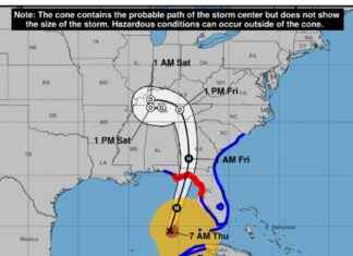 飓风赫莲娜向佛罗里达州逼近,东南部各州备战影响 news-26092024-155639