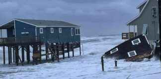 北卡罗来纳外滩过去6个月已经发生第六座海滩别墅倒塌 news-16112024-214237