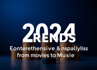 2024年娱乐圈的十大趋势:从电影到音乐的全面解析 2024 Entertainment Industry Trends: A Comprehensive Analysis from Movies to Music