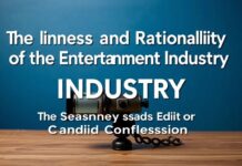 娱乐圈的疯狂与理性:一个资深编辑的真实告白 The Madness and Rationality of the Entertainment Industry: A Seasoned Editor's Candid Confession