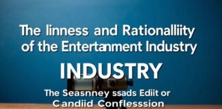 娱乐圈的疯狂与理性:一个资深编辑的真实告白 The Madness and Rationality of the Entertainment Industry: A Seasoned Editor's Candid Confession